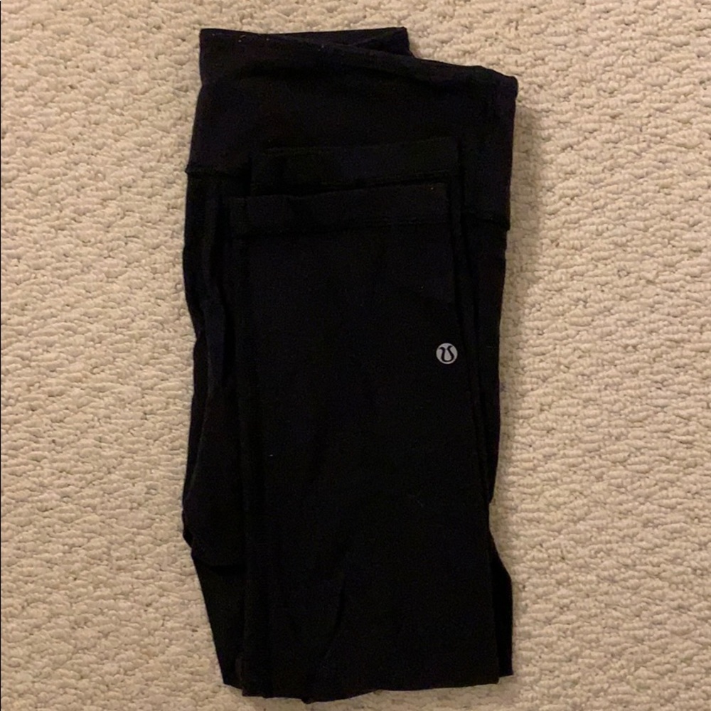 Lululemon Wunder Under Low rise cropped leggings